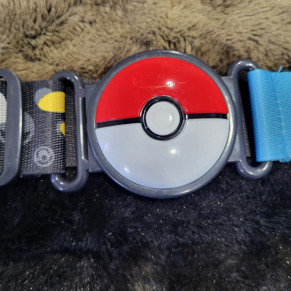 Pokemon - Clip 'N' Go - Pokeball Adjustable Belt -  Blue/Black